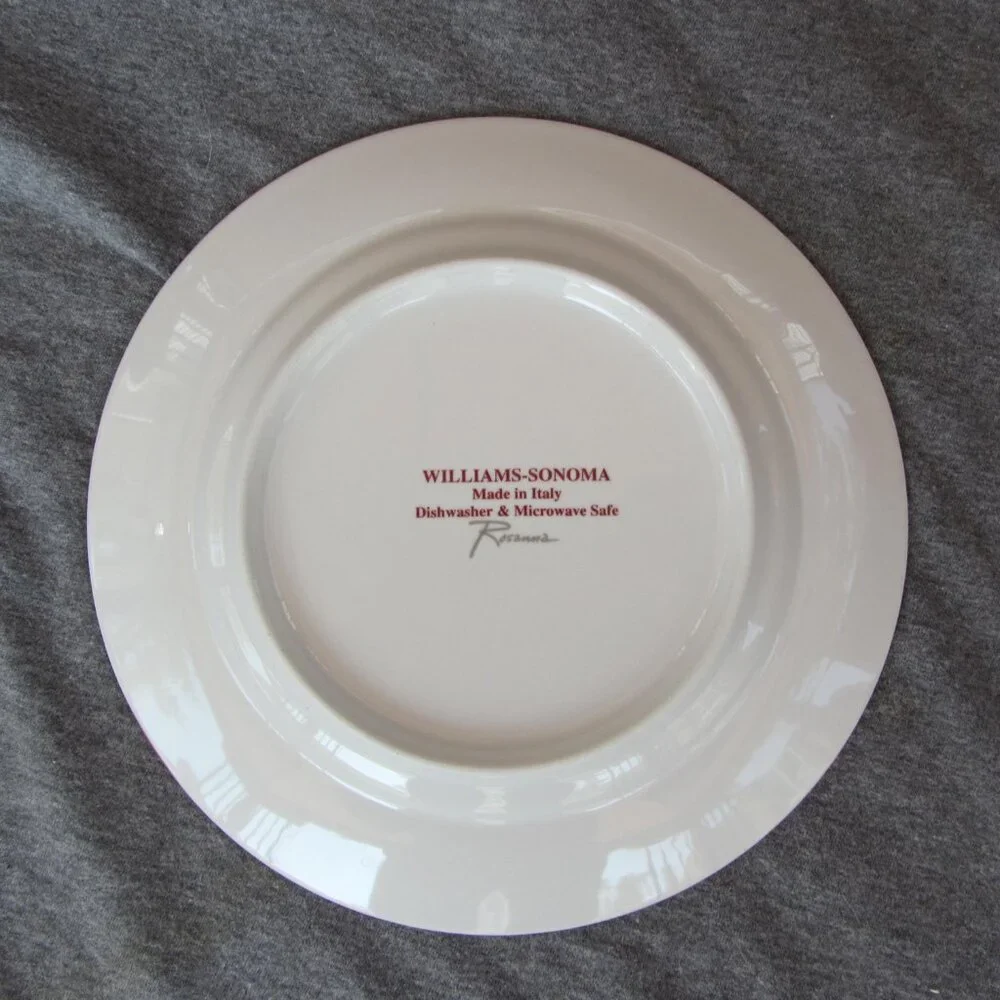 Williams Sonoma Rosanna Italy fruit plates set of 6 (W3262)